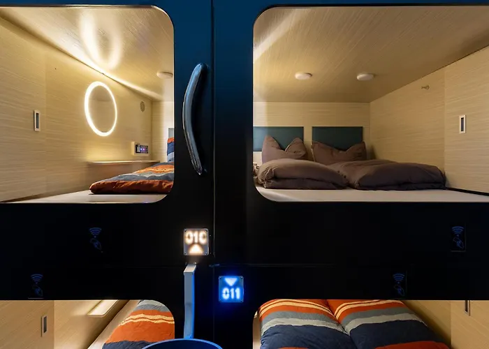 Kapslový hotel Mue Cubes Basilej