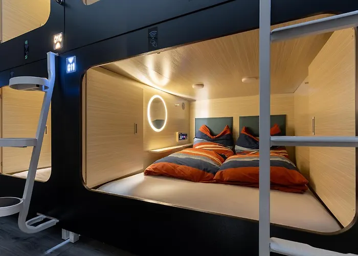 Kapslový hotel Mue Cubes Basilej