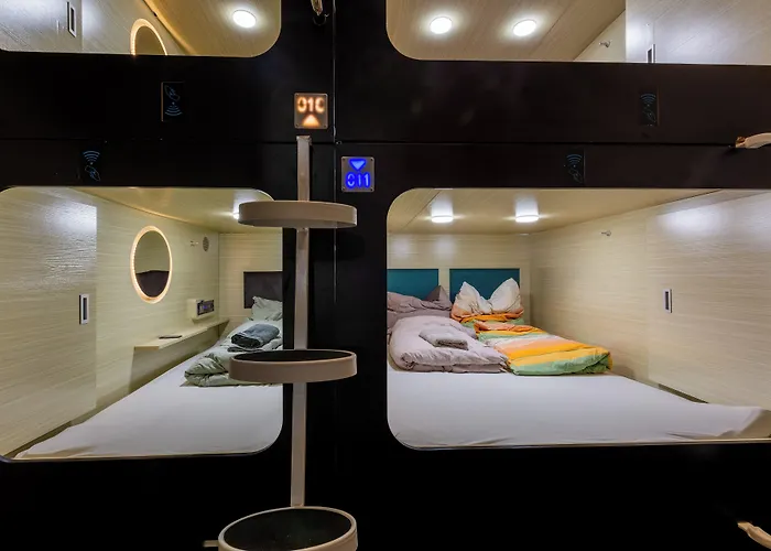 Kapslový hotel Mue Cubes Basilej