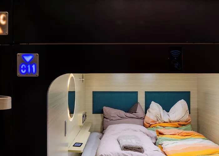 Kapslový hotel Mue Cubes Basilej