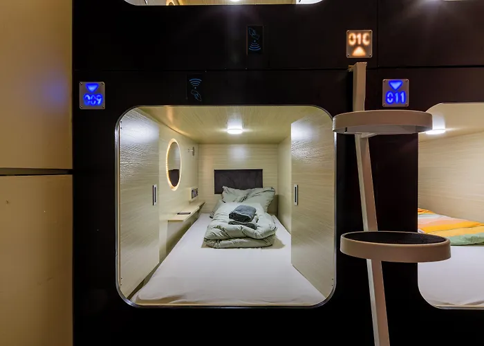 Kapslový hotel Mue Cubes Basilej