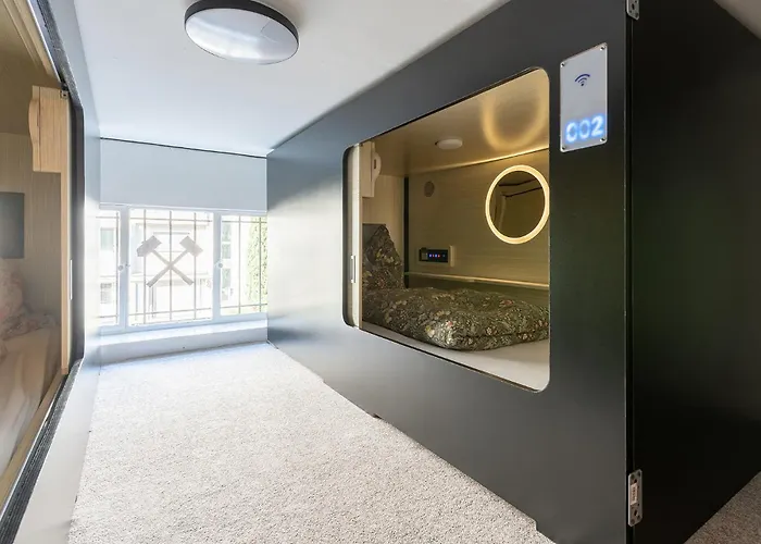 Kapselhotell Mue Cubes Basel