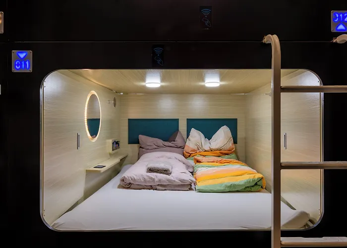 Kapselhotell Mue Cubes Basel